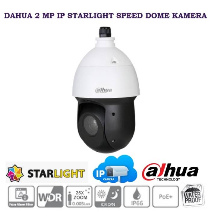 Dahua 2 MP SD49225-HC-LA 25x Starlight IR PTZ HDCVI Kamera