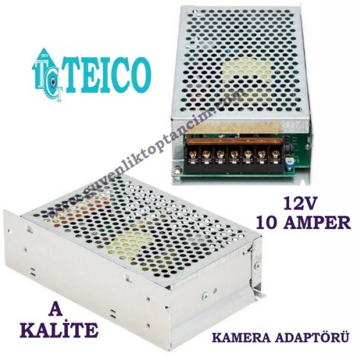 Cortex 12V 10 Amper Metal A Kalite Kamera Adaptörü Cortex-1210