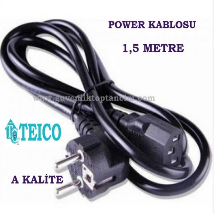 1,5 Metre Teico A+ Kalite Power Kablosu Teico-5715