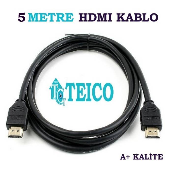 HDMI Kablo 5 Metre A+ Kalite Teico-5805