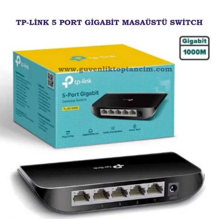 TP-LINK 5-Port 10/100/1000Mbps Gigabit Switch TL-SF1005D