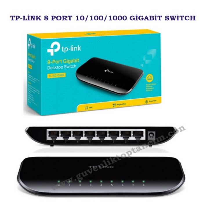 TP-LINK 8-Port 10/100/1000Mbps Gigabit Switch TL-SG1008D