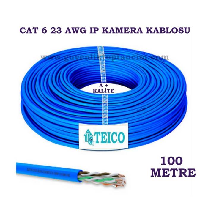 Cat6 100 Mt. 23 AWG Ip Kamera Kablosu Teico-5610