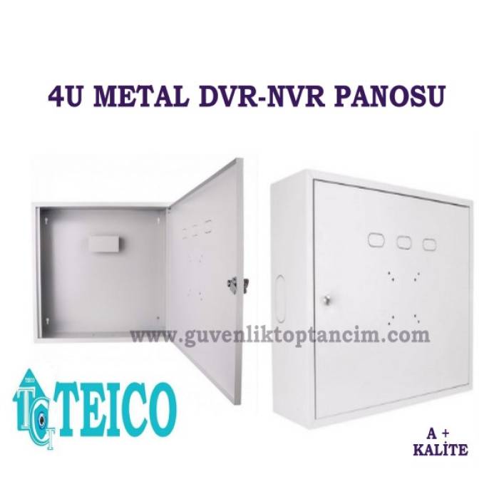 4u Dvr Nvr Box Pano Rack Kabineti Ve Monitör Koruma Panosu Teico-5400