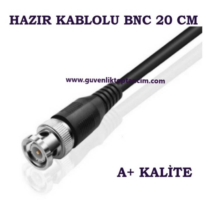 Hazır Kablolu BNC Konnektör 10 Cm A+ Kalite Teico-5004