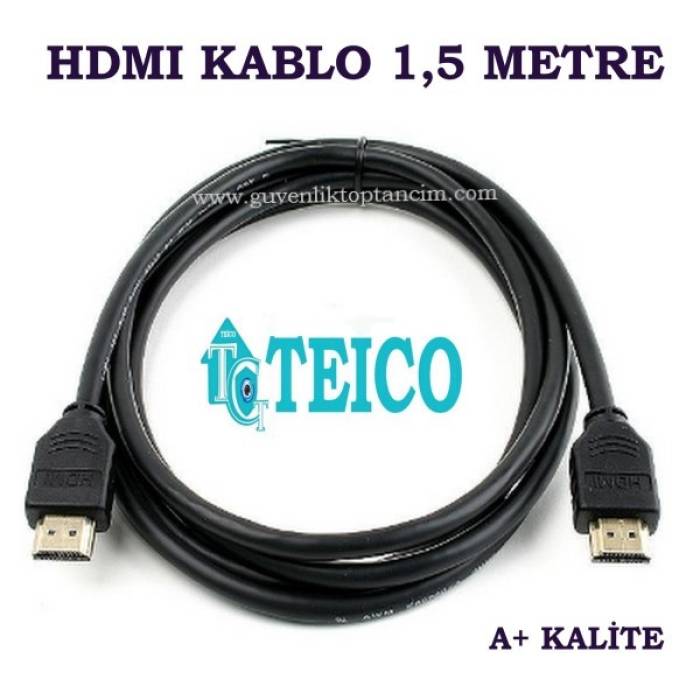 HDMI Kablo 1,5 Metre A+ Kalite Teico-5115