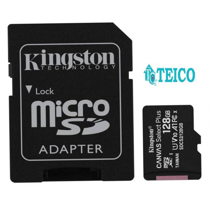 Kingston Canvas Select Plus 128GB SD KART  UHS-I, U1, V10 microSD Hafıza Kartı SDCS2/128GB