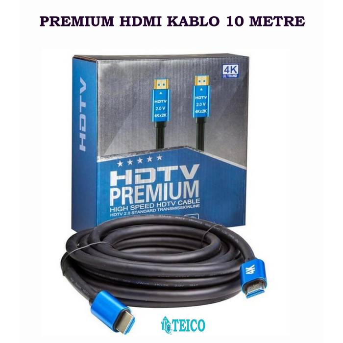 Premium HDMI Kablo 10 Metre A+ Kalite Teico-5810P