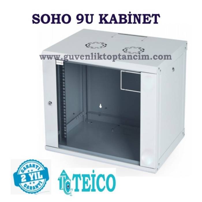 9u Duvar Tipi Rack Kabinet 530 x 400 cm Teico-5910