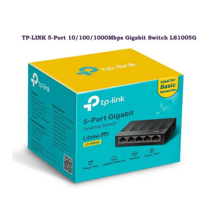 TP-LINK 5-Port 10/100/1000Mbps Gigabit Switch LS1005G