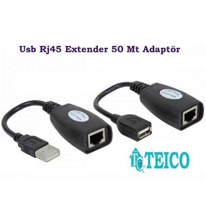 Usb Rj45 Extender 50 Mt Adaptör Teico-5150