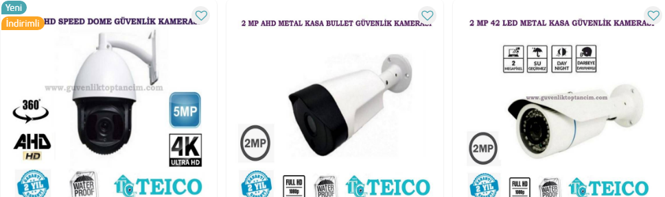 Güvenlik Kamera Çeşitleri ve Özellikleri